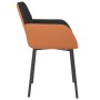 Sillas de comedor 2 unidades cuero sintético y tela negro de , Sillas de comedor - Ref: Foro24-344754, Precio: 116,33 €, Desc...