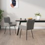 Sillas de comedor giratorias 2 unidades tela gris claro de , Sillas de comedor - Ref: Foro24-344831, Precio: 130,45 €, Descue...