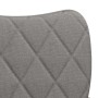 Sillas de comedor giratorias 2 unidades tela gris claro de , Sillas de comedor - Ref: Foro24-344831, Precio: 130,45 €, Descue...