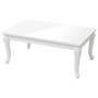 Mesa de centro madera de ingeniería blanco brillo 100x50x42 cm de , Mesas de centro - Ref: Foro24-358560, Precio: 138,33 €, D...