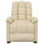 Sillón de masaje eléctrico tela color crema de , Sillones de masaje eléctricos - Ref: Foro24-3073767, Precio: 240,45 €, Descu...