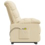 Sillón de masaje eléctrico tela color crema de , Sillones de masaje eléctricos - Ref: Foro24-3073767, Precio: 240,45 €, Descu...