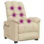 Sillón de masaje eléctrico tela color crema de , Sillones de masaje eléctricos - Ref: Foro24-3073767, Precio: 240,45 €, Descu...