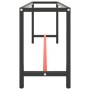 Estructura banco de trabajo metal negro y rojo mate 210x50x79cm de , Patas para mesas - Ref: Foro24-151454, Precio: 86,25 €, ...