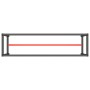 Estructura banco de trabajo metal negro y rojo mate 210x50x79cm de , Patas para mesas - Ref: Foro24-151454, Precio: 86,25 €, ...