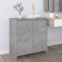 Aparador de madera contrachapada gris hormigón 70x41x75 cm de , Aparadores - Ref: Foro24-809741, Precio: 72,08 €, Descuento: %
