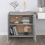 Aparador de madera contrachapada gris hormigón 70x41x75 cm de , Aparadores - Ref: Foro24-809741, Precio: 72,08 €, Descuento: %