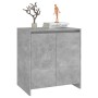 Aparador de madera contrachapada gris hormigón 70x41x75 cm de , Aparadores - Ref: Foro24-809741, Precio: 72,08 €, Descuento: %