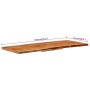 Encimera para armario tocador madera maciza acacia 140x52x3,8cm de , Accesorios de lavabo - Ref: Foro24-286326, Precio: 219,3...