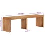 Banco de madera maciza de acacia 160x38x45 cm de , Bancos de comedor y cocina - Ref: Foro24-351646, Precio: 159,09 €, Descuen...