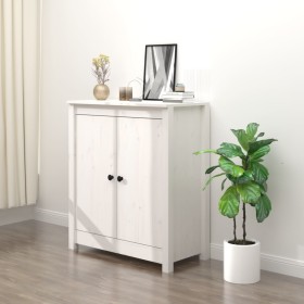 Aparador de madera maciza de pino blanco 70x35x80 cm de , Aparadores - Ref: Foro24-813720, Precio: 106,35 €, Descuento: %
