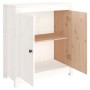 Aparador de madera maciza de pino blanco 70x35x80 cm de , Aparadores - Ref: Foro24-813720, Precio: 106,35 €, Descuento: %