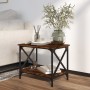 Mesa auxiliar madera contrachapada roble ahumado 55x38x45 cm de , Mesas de centro - Ref: Foro24-823329, Precio: 37,78 €, Desc...