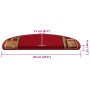 Alfombrilla autoadhesiva de escalera 15 uds roja 65x21x4 cm | Foro24.es | Tu tienda online para hogar, jardín y más Foro24.es