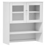 Aparador superior MOLDE madera maciza pino blanco 90x35x100 cm de , Aparadores - Ref: Foro24-350550, Precio: 197,12 €, Descue...