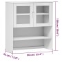 Aparador superior MOLDE madera maciza pino blanco 90x35x100 cm de , Aparadores - Ref: Foro24-350550, Precio: 197,12 €, Descue...