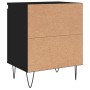 Mesitas de noche 2 uds madera de ingeniería negro 40x30x50 cm | Foro24.es | Tu tienda online para hogar, jardín y más Foro24.es