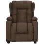 Sillón elevable tela marrón de , Sillones - Ref: Foro24-3093427, Precio: 272,02 €, Descuento: %