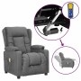 Sillón de masaje elevable tela gris claro de , Sillones de masaje eléctricos - Ref: Foro24-3093433, Precio: 298,66 €, Descuen...