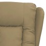 Sillón de masaje elevable cuero sintético color capuchino de , Sillones de masaje eléctricos - Ref: Foro24-3093452, Precio: 2...