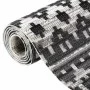 Alfombra de exterior tejido plano gris oscuro 115x170 cm de vidaXL, Protectores para exterior - Ref: Foro24-317060, Precio: 3...