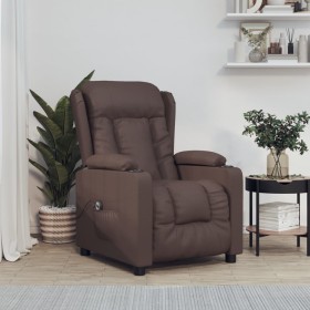 Comprar Sillón reclinable eléctrico de cuero
