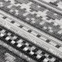 Alfombra de exterior tejido plano gris oscuro 115x170 cm de vidaXL, Protectores para exterior - Ref: Foro24-317060, Precio: 3...