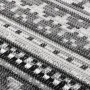 Alfombra de exterior tejido plano gris oscuro 115x170 cm de vidaXL, Protectores para exterior - Ref: Foro24-317060, Precio: 3...