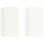 Set de muebles para TV 4 piezas madera contrachapada blanco de , Muebles TV - Ref: Foro24-3114310, Precio: 178,91 €, Descuent...
