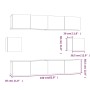Set de muebles para TV 6 pzas madera contrachapada roble marrón de , Muebles TV - Ref: Foro24-3114365, Precio: 210,03 €, Desc...