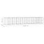 Perrera de exterior de acero galvanizado con techo 24,2 m² de vidaXL, Casetas y cercados para perros - Ref: Foro24-3082279, P...