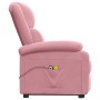 Sillón de masaje elevable terciopelo rosa de , Sillones de masaje eléctricos - Ref: Foro24-3124840, Precio: 279,70 €, Descuen...