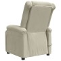 Sillón reclinable eléctrico de terciopelo blanco crema de , Sillones - Ref: Foro24-3098402, Precio: 218,14 €, Descuento: -5%%