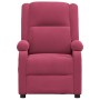 Sillón reclinable de terciopelo rojo tinto de , Sillones - Ref: Foro24-342404, Precio: 184,27 €, Descuento: %