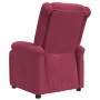 Sillón reclinable de terciopelo rojo tinto de , Sillones - Ref: Foro24-342404, Precio: 184,27 €, Descuento: %