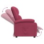 Sillón reclinable de terciopelo rojo tinto de , Sillones - Ref: Foro24-342404, Precio: 184,27 €, Descuento: %