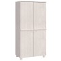 Armario HAMAR madera maciza de pino blanco 89x50x180 cm de , Armarios roperos - Ref: Foro24-340481, Precio: 261,01 €, Descuen...