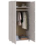 Armario HAMAR madera maciza de pino blanco 89x50x180 cm de , Armarios roperos - Ref: Foro24-340481, Precio: 261,01 €, Descuen...