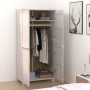 Armario HAMAR madera maciza de pino blanco 89x50x180 cm de , Armarios roperos - Ref: Foro24-340481, Precio: 261,01 €, Descuen...