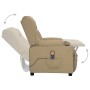 Sillón de masaje de cuero sintético color capuchino de , Sillones de masaje eléctricos - Ref: Foro24-339077, Precio: 227,08 €...