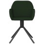 Sillas de comedor giratorias 2 unidades terciopelo verde oscuro de , Sillas de comedor - Ref: Foro24-344742, Precio: 133,00 €...
