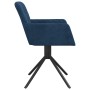 Sillas de comedor giratorias 2 uds terciopelo azul de , Sillas de comedor - Ref: Foro24-344789, Precio: 149,25 €, Descuento: ...