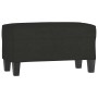 Banco de tela negro 70x35x41 cm de , Bancos - Ref: Foro24-349435, Precio: 50,26 €, Descuento: %