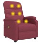 Sillón de masaje eléctrico tela rojo tinto de , Sillones de masaje eléctricos - Ref: Foro24-3073697, Precio: 278,26 €, Descue...