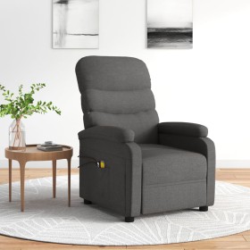 Sillón de masaje eléctrico tela gris oscuro de , Sillones de masaje eléctricos - Ref: Foro24-3073695, Precio: 242,02 €, Descu...