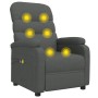 Sillón de masaje eléctrico tela gris oscuro de , Sillones de masaje eléctricos - Ref: Foro24-3073695, Precio: 242,02 €, Descu...