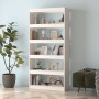 Estantería/divisor de espacios madera pino blanco 80x30x167,4cm de , Librerías y estanterías - Ref: Foro24-808199, Precio: 10...