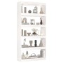 Estantería/divisor de espacios madera pino blanco 80x30x167,4cm de , Librerías y estanterías - Ref: Foro24-808199, Precio: 10...