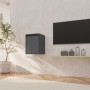 Armario de pared de madera maciza de pino gris 30x30x40 cm de , Estantes y estanterías - Ref: Foro24-813479, Precio: 27,62 €,...