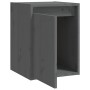 Armario de pared de madera maciza de pino gris 30x30x40 cm de , Estantes y estanterías - Ref: Foro24-813479, Precio: 27,62 €,...